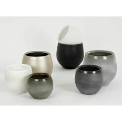 Mica Decorations Bloempot Boule - Mat Wit - Keramiek - 26 X 23 Cm 9 Mica Decorations Bloempot Boule - Mat Wit - Keramiek - 26 X 23 Cm -Tuinwinkel 00042ced2e4046a682898ba74a508c40