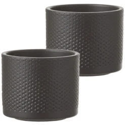 Mica Decorations Bloempot - Antraciet - Relief - 12 X 10 Cm 9 Mica Decorations Bloempot - Antraciet - Relief - 12 X 10 Cm -Tuinwinkel 06c3731f3c5b4dd3a2dab91818d72415