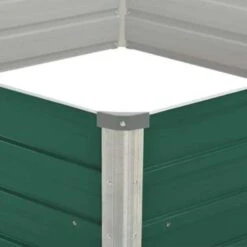 VidaXL Plantenbak Verhoogd 129x129x46 Cm Gegalvaniseerd Staal Groen -Tuinwinkel 07e171bc275a4b57a49e0b4fdf6f34c7