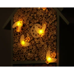 Lumineo Insectenhotel - Grijsgroen - Solar Lampjes - 31 Cm -Tuinwinkel 090a09ce79c94d1586d1d62194128c8c