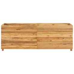 VidaXL Plantenbak Verhoogd 150x40x55 Cm Gerecycled Teakhout En Staal -Tuinwinkel 0b3eed13587b4648a5a5772e23d05791