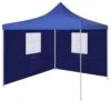 VidaXL Vouwtent Met 2 Wanden 3x3 M Blauw -Tuinwinkel 1000001053