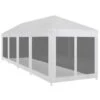 VidaXL Partytent Met 10 Mesh Zijwanden 12x3 M -Tuinwinkel 1000001097
