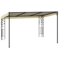 VidaXL Wandprieel 4x3x2,5 M Crème -Tuinwinkel 1000001254 0102