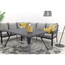 Garden Impressions Senja Lounge Dining Set 3-delig Rechts - D. Grijs -Tuinwinkel 1000003376 0109