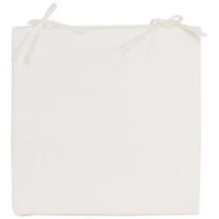 Anna's Collection Stoelkussen - Ivoor Wit - Binnen En Buiten - 40 Cm