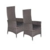 Garden Impressions Nice Verstelbare Tuinstoel Grijs - 2 Stuks -Tuinwinkel 1000003876