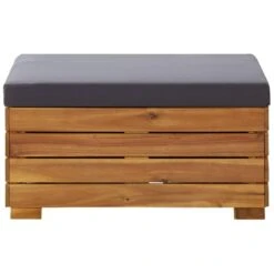 VidaXL Voetensteun 1 St Met Kussen Sectioneel Massief Acaciahout 8 VidaXL Voetensteun 1 St Met Kussen Sectioneel Massief Acaciahout -Tuinwinkel 1000005890 0102