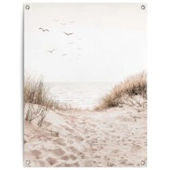 Tuinposter Duinen 80x60 Cm Beige