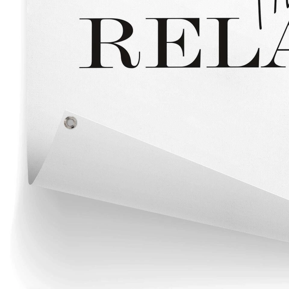 Tuinposter Time To Relax 80x60 Cm Zwart-Wit 5 Tuinposter Time To Relax 80x60 Cm Zwart-Wit - Afbeelding 3