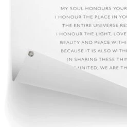 Tuinposter Namasté 80x60 Cm Zwart-Wit -Tuinwinkel 1000006197 0102