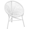VidaXL Tuinmaanstoel Poly Rattan Wit 2 VidaXL Tuinmaanstoel Poly Rattan Wit -Tuinwinkel 1000006359