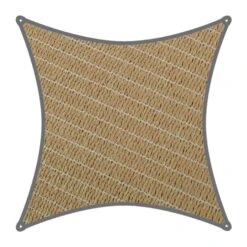 Coolaroo Schaduwdoek Vierkant 5,4x5,4m Zand