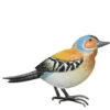 Decoris Tuindecoratie Vogel - Vink - Metaal - 38 Cm -Tuinwinkel 1000008163
