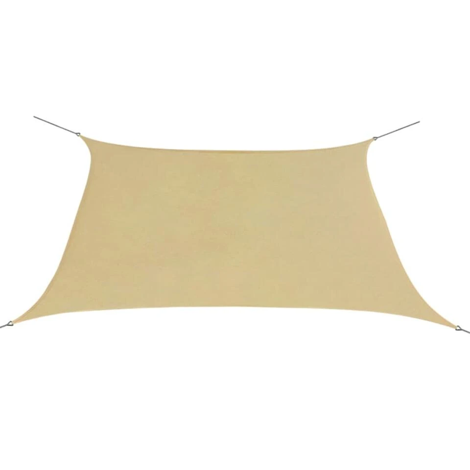 VidaXL Zonnescherm Vierkant 2x2 M Oxford Stof Beige 3 VidaXL Zonnescherm Vierkant 2x2 M Oxford Stof Beige