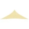 VidaXL Zonnescherm HDPE Driehoekig 3,6x3,6x3,6 M Beige