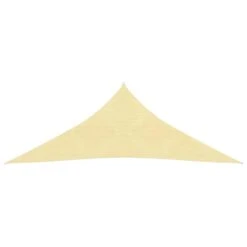 VidaXL Zonnescherm HDPE Driehoekig 3,6x3,6x3,6 M Beige
