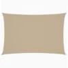 VidaXL Zonnescherm Rechthoekig 2x4 M Oxford Stof Beige -Tuinwinkel 1000009488