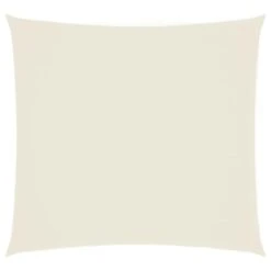 VidaXL Zonnescherm Vierkant 3,6x3,6 M Oxford Stof Crèmekleurig