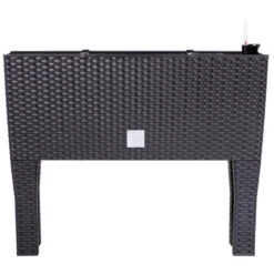 Prosperplast Plantenbak Rato - Antraciet - Op Poten - 60 X 25 X 46 Cm