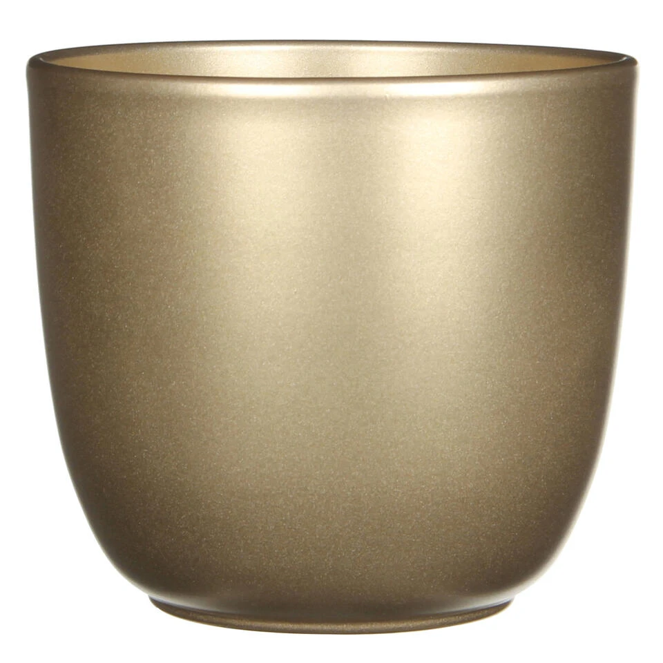 Mica Decorations Bloempot - Goud - Glanzend - Keramiek - 17 X 16 Cm 3 Mica Decorations Bloempot - Goud - Glanzend - Keramiek - 17 X 16 Cm