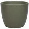 Floran Plantenpot - Groen - Mat - Keramiek - 32 X 27 Cm 1 Floran Plantenpot - Groen - Mat - Keramiek - 32 X 27 Cm -Tuinwinkel 1000011473