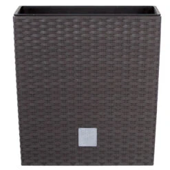 Prosperplast Plantenbak Rato - Bruin - Rotan - Kunststof - 26 Cm
