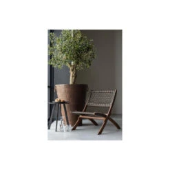 WOOOD Tuinklapstoel Ruit Lois - Hout - Donkerbruin - 73x60x78 -Tuinwinkel 1000013706 0103