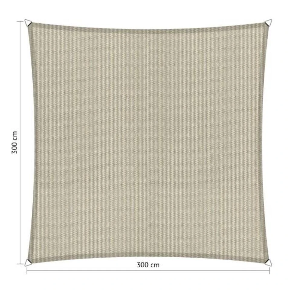 Shadow Comfort Vierkant 3x3m Sahara Sand 3 Shadow Comfort Vierkant 3x3m Sahara Sand