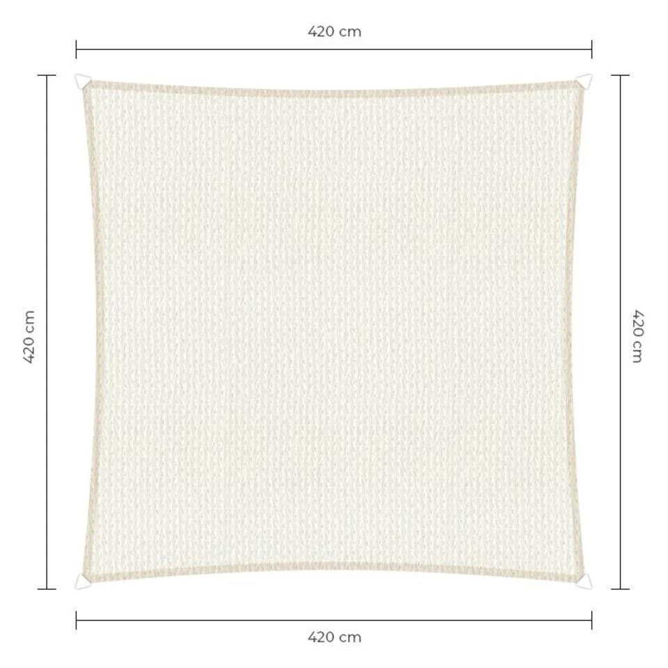 Sunfighters Vierkant 4.2 Meter Wit 4 Sunfighters Vierkant 4.2 Meter Wit - Afbeelding 2