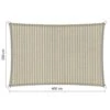 Shadow Comfort Rechthoek 2x4m Sahara Sand Met Bevestigingsset -Tuinwinkel 1000013846