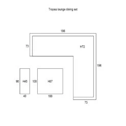 Garden Impressions Tropea Lounge Dining Set 5-delig-donker Grijs 8 Garden Impressions Tropea Lounge Dining Set 5-delig-donker Grijs -Tuinwinkel 1000013871 0103