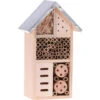 Merkloos Insectenhotel - Hout - Metalen Dak - 25 Cm 2 Merkloos Insectenhotel - Hout - Metalen Dak - 25 Cm -Tuinwinkel 1000025314