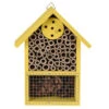 Merkloos Insectenhotel - Geel - Hout - 20 Cm 1 Merkloos Insectenhotel - Geel - Hout - 20 Cm -Tuinwinkel 1000025317