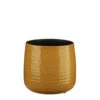 Mica Decorations Floyd Bloempot - H21 X Ø24 Cm - Okergeel