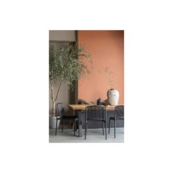 WOOOD Tuinstoel Billie - Kunststof - Zwart - Set Van 4 -Tuinwinkel 1000033694 0103