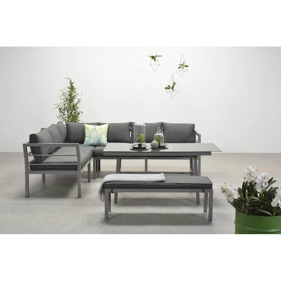 Garden Impressions Blakes Lounge Dining Set Arctic Grey Lgrijs 4 Garden Impressions Blakes Lounge Dining Set Arctic Grey Lgrijs - Afbeelding 2