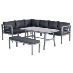 Garden Impressions Blakes Lounge Dining Set Arctic Grey Lgrijs