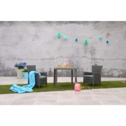 Garden Impressions Nikki Kinder Tuintafel 50x50 Cm Donker Grijs -Tuinwinkel 1000035685 0101