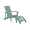 Beliani Tuinstoel ADIRONDACK - Blauw Kunsthout -Tuinwinkel 1000035697
