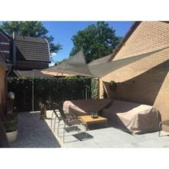 Sunfighters Waterdicht 4x5x5,4 Ivoor Met Bevestigingsset -Tuinwinkel 1000036150 0110
