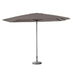 Madison - Parasol Profi-line - Vierkant 400x300 - Volant - Taupe -Tuinwinkel 1000036290 0101