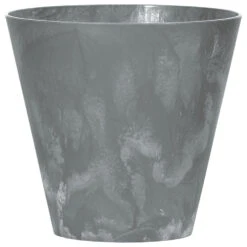 Prosperplast Bloempot - Betonlook - Lichtgrijs - Kunststof - 40 Cm