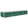 VidaXL Plantenbak Verhoogd 320x80x45 Cm Gegalvaniseerd Staal Groen -Tuinwinkel 1000039764
