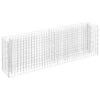 VidaXL Gabion Plantenbak Verhoogd 180x30x60 Cm Gegalvaniseerd Staal -Tuinwinkel 1000040022
