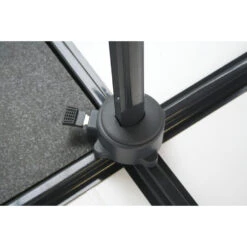 SenS-Line Honolulu Zweefparasol Vierkant - 250x250 Cm - Antraciet -Tuinwinkel 1000040420 0102