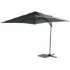 SenS-Line Honolulu Zweefparasol Vierkant - 250x250 Cm - Antraciet -Tuinwinkel 1000040420