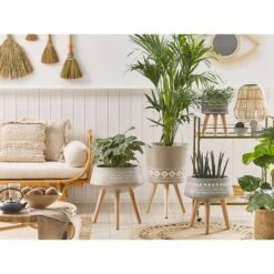 Beliani Plantenbak Voor Buiten AGRIA - Beige Magnesiumoxide 9 Beliani Plantenbak Voor Buiten AGRIA - Beige Magnesiumoxide -Tuinwinkel 1000040822 0103