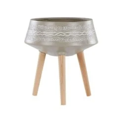 Beliani Plantenbak Voor Buiten AGRIA - Beige Magnesiumoxide