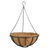 Esschert Design Hanging Basket - Metaal - Zwart - Met Inlegvel - 35 Cm -Tuinwinkel 1000040950